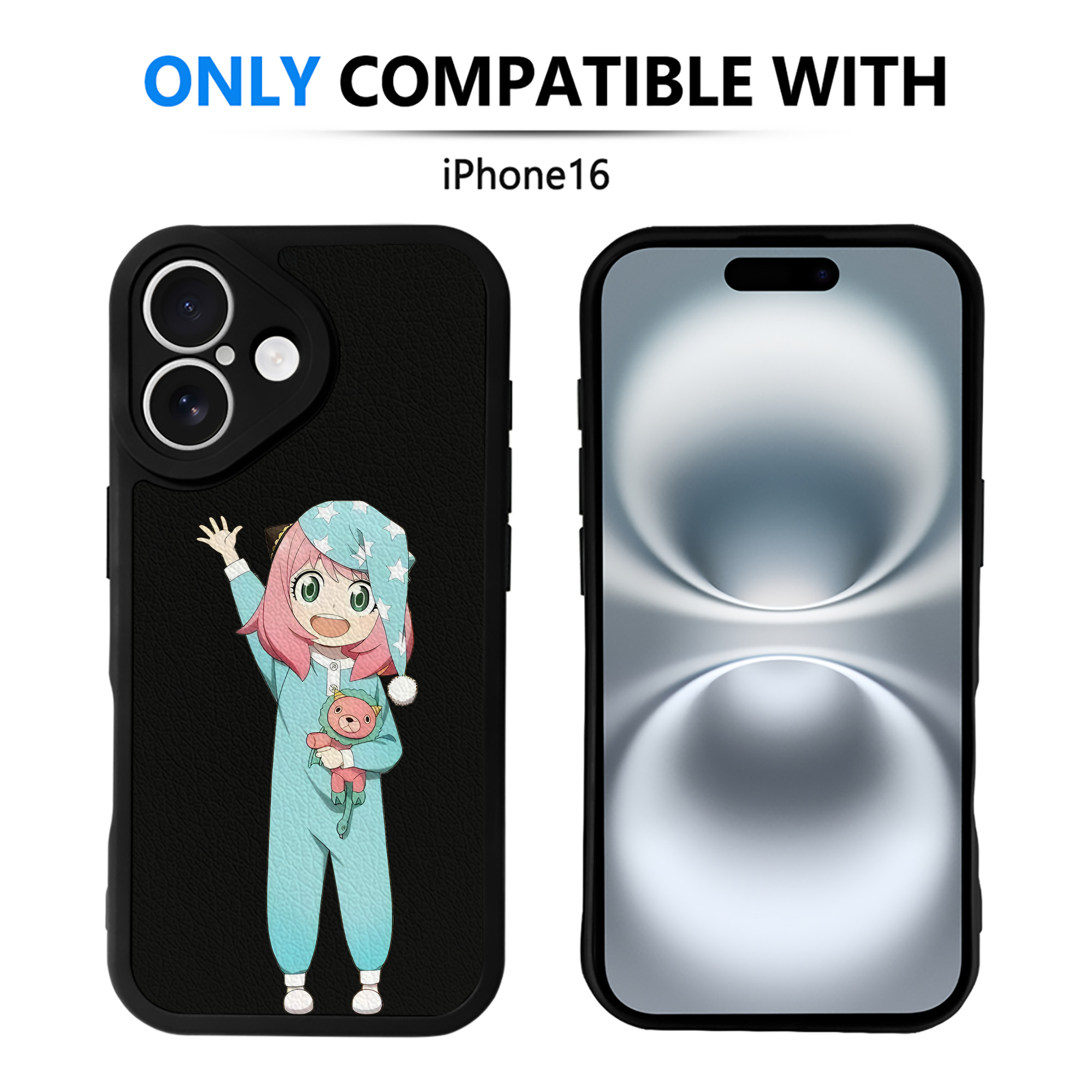 （画像用） SPY×FAMILY间谍家家酒 【iPhone 16シリーズ対応】シリコンスマホケース（レザー調） 材質：シリコン